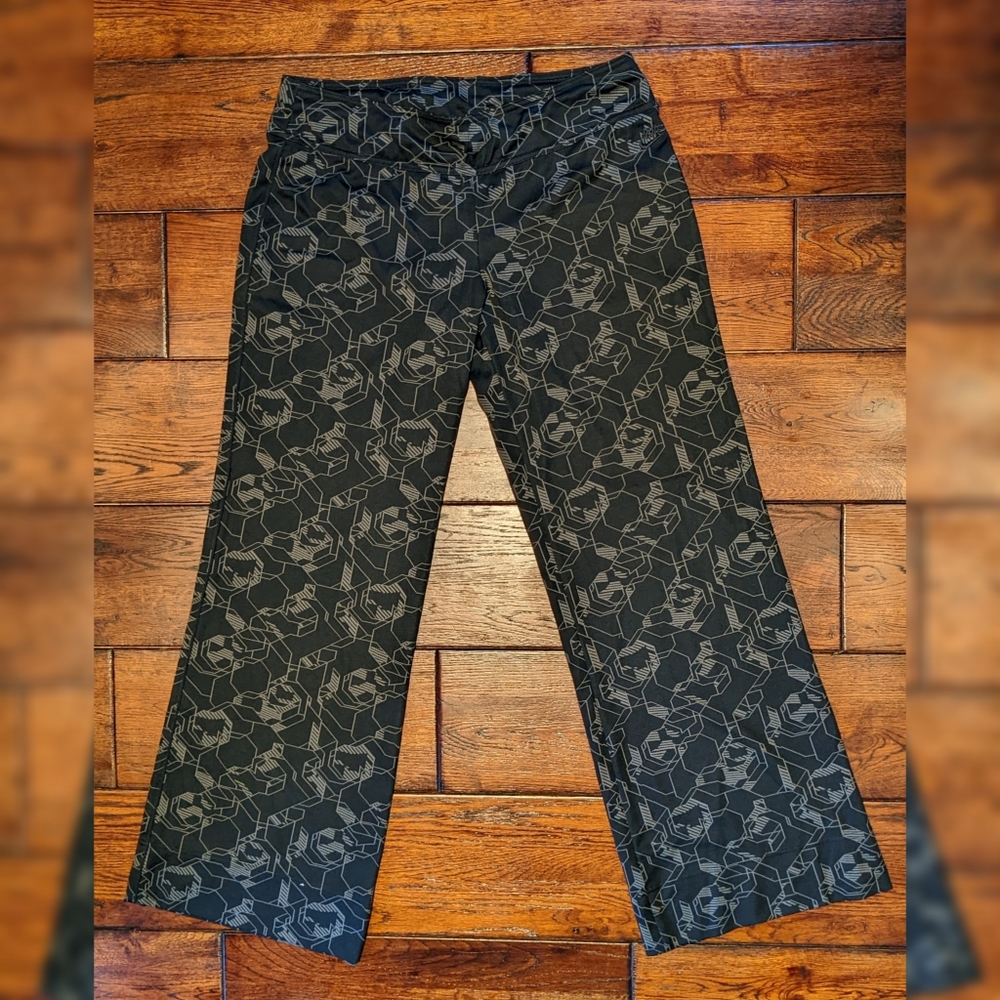 Nike Sportswear Women's Size L Black Grey Performance Workout Pants